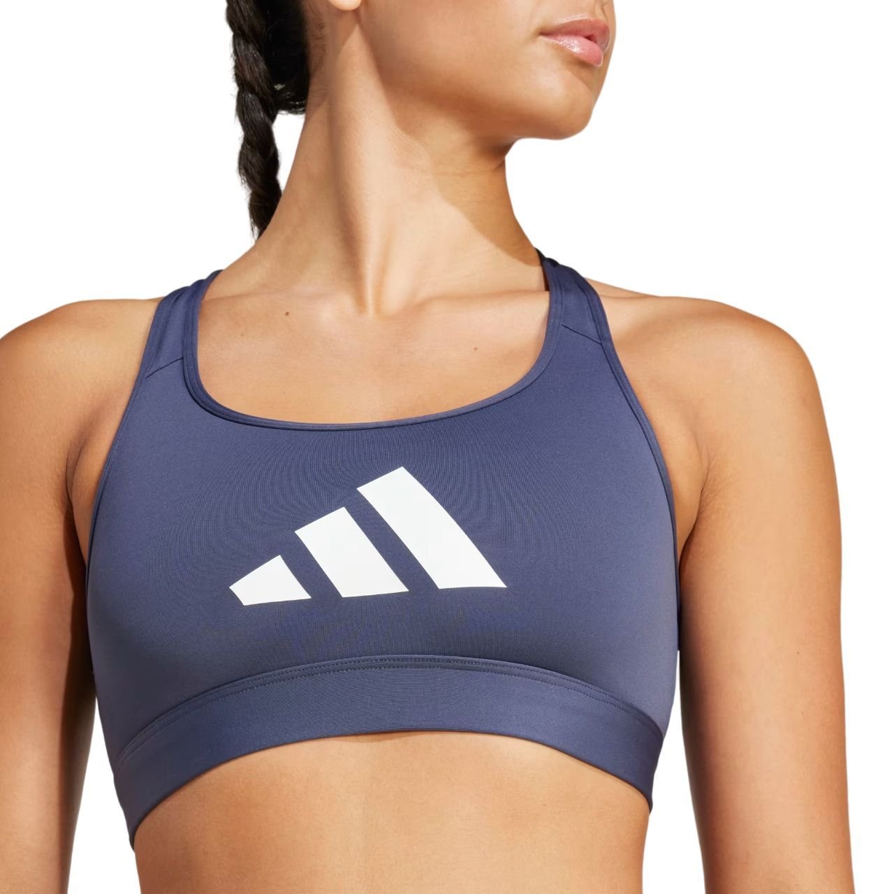 Top Adidas Powerimpact Logo Feminino JJ0313 Azul 3