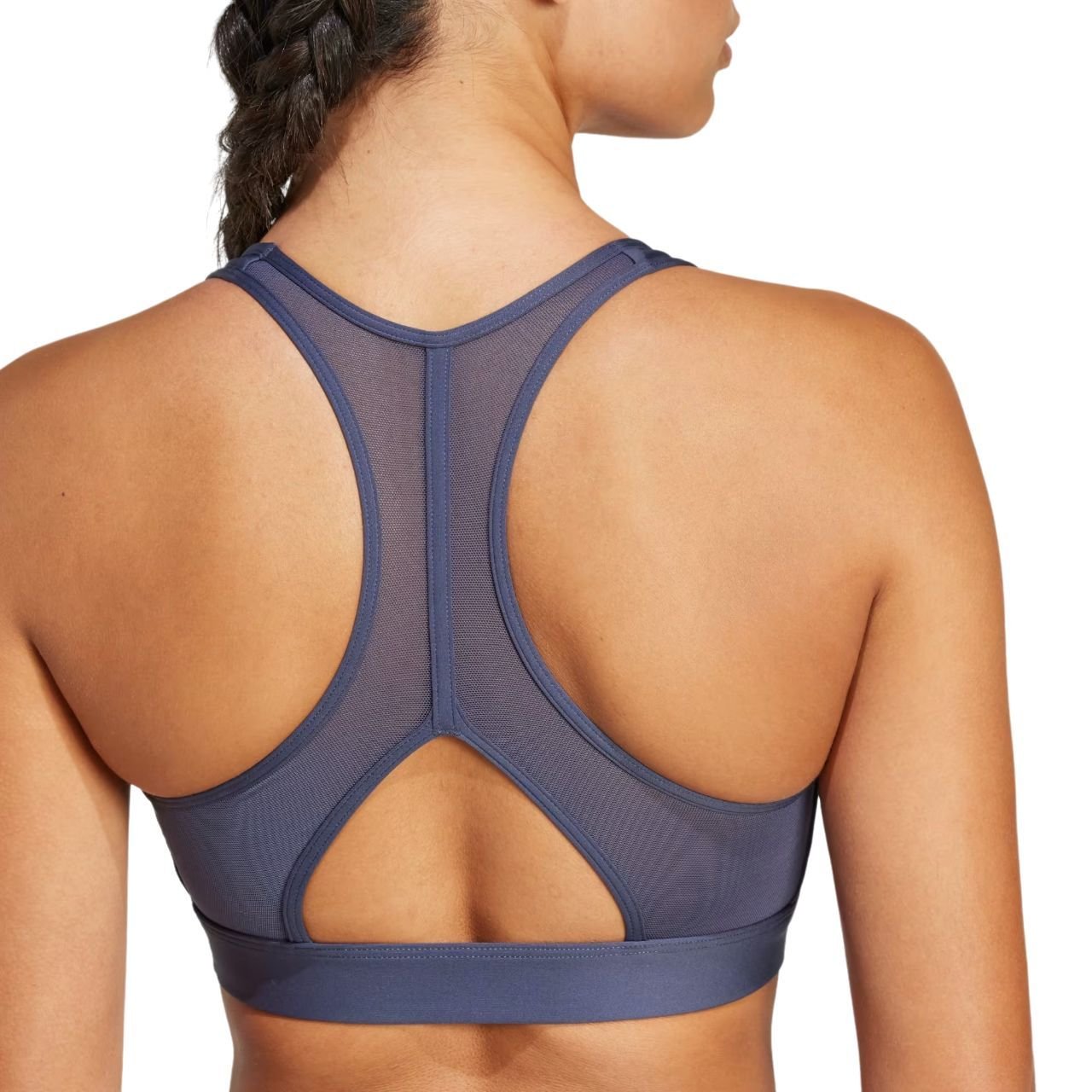 Top Adidas Powerimpact Logo Feminino JJ0313 Azul 4