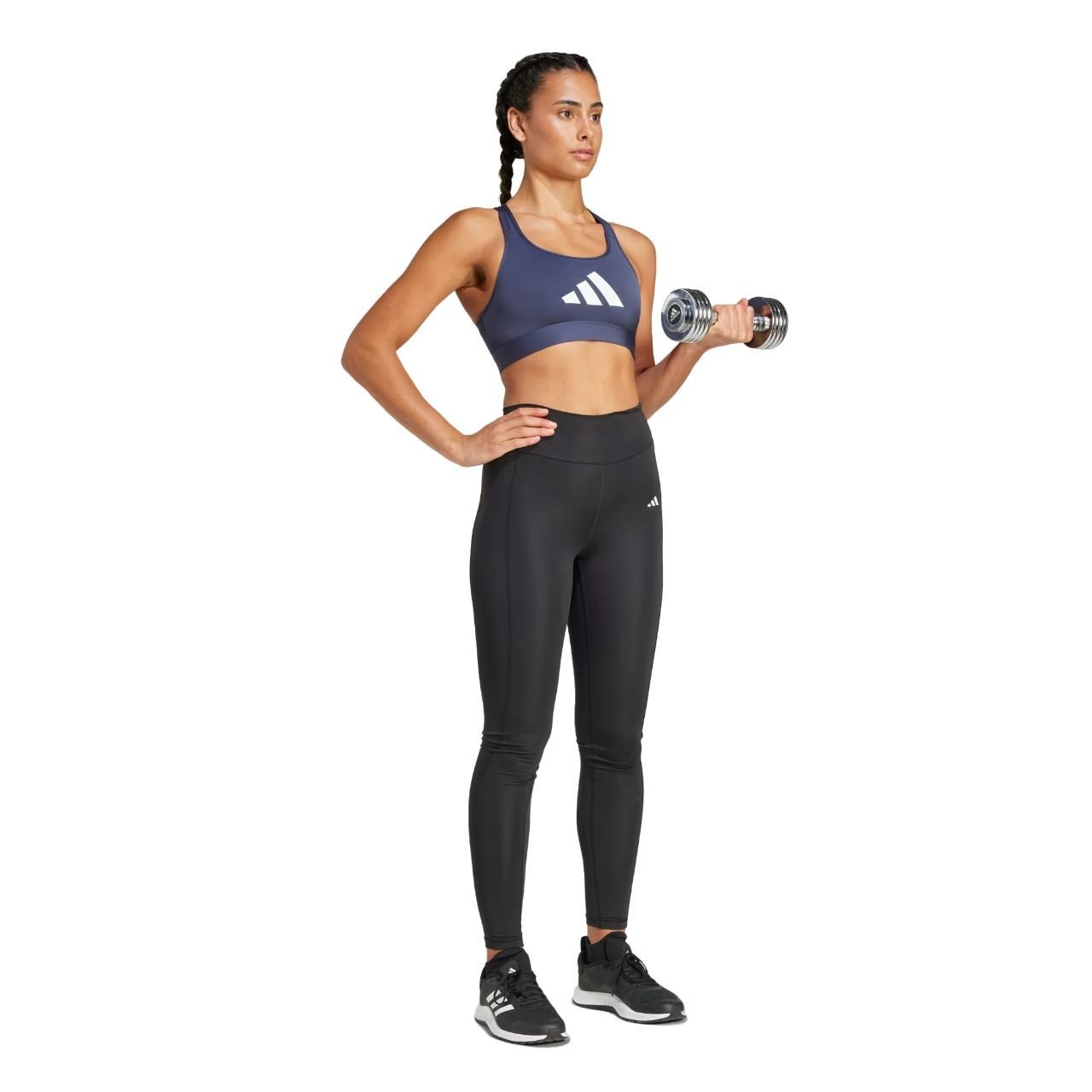 Top Adidas Powerimpact Logo Feminino JJ0313 Azul 7