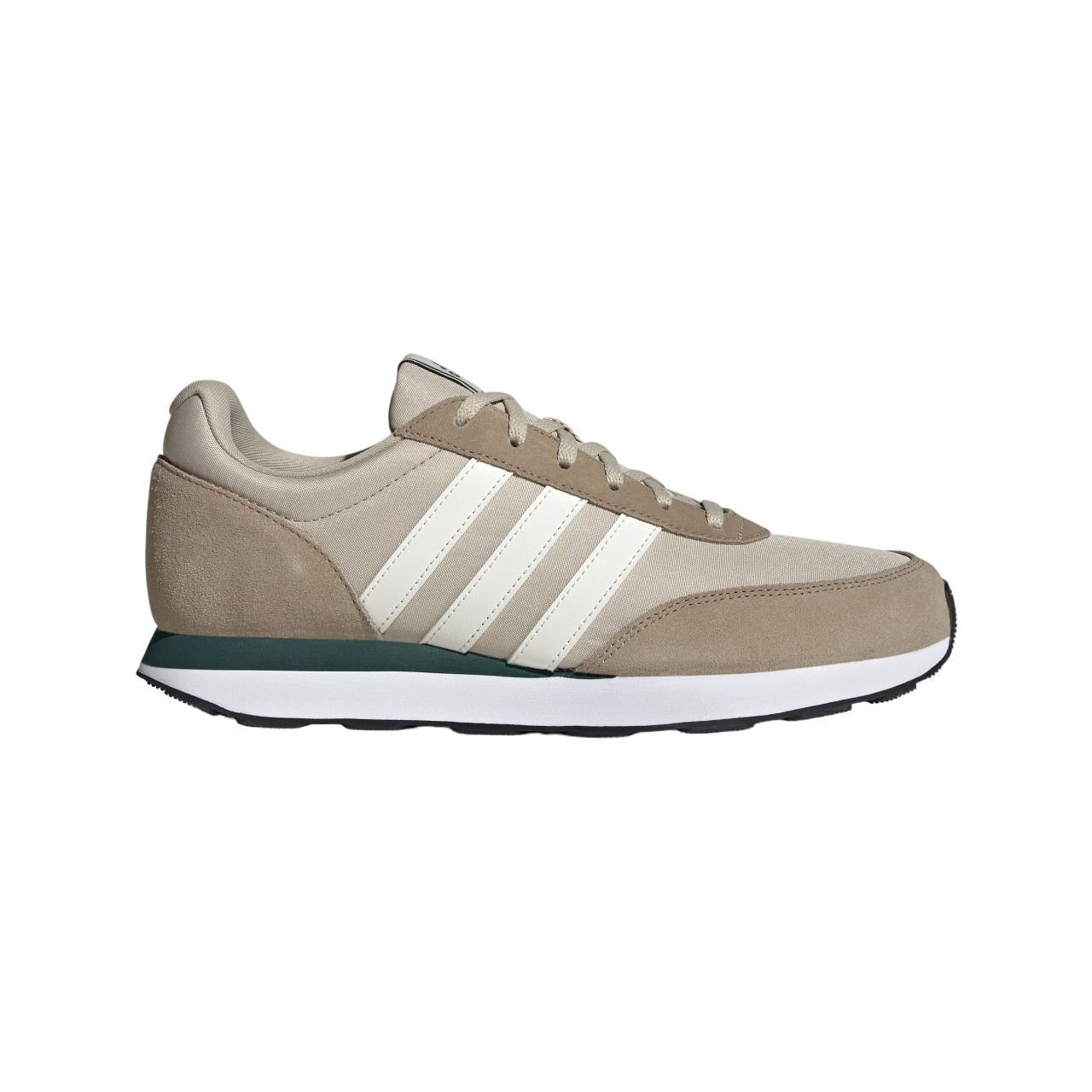 Tênis Adidas Run 60 Masculino IE3833 Bege/Verde 1
