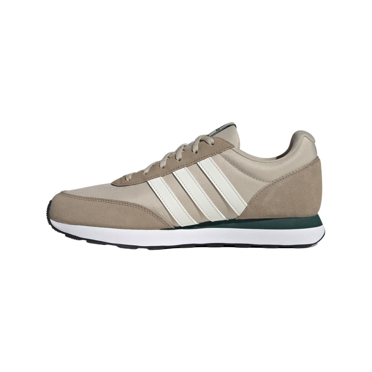 Tênis Adidas Run 60 Masculino IE3833 Bege/Verde 2