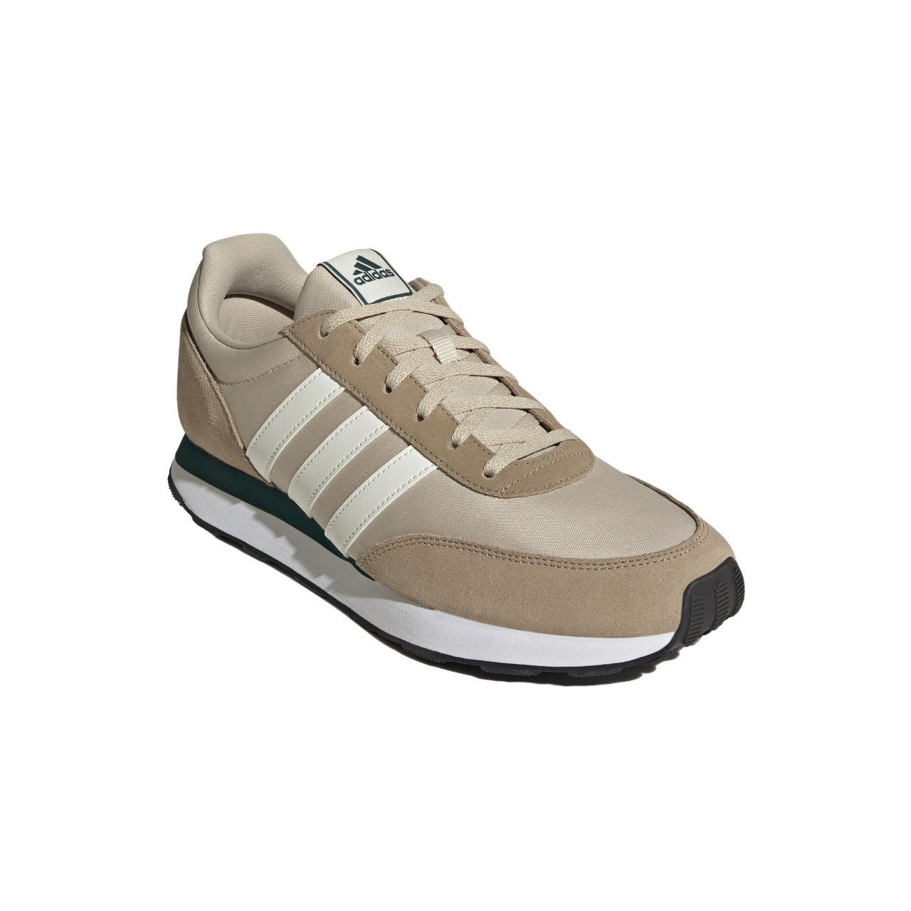 Tênis Adidas Run 60 Masculino IE3833 Bege/Verde 3