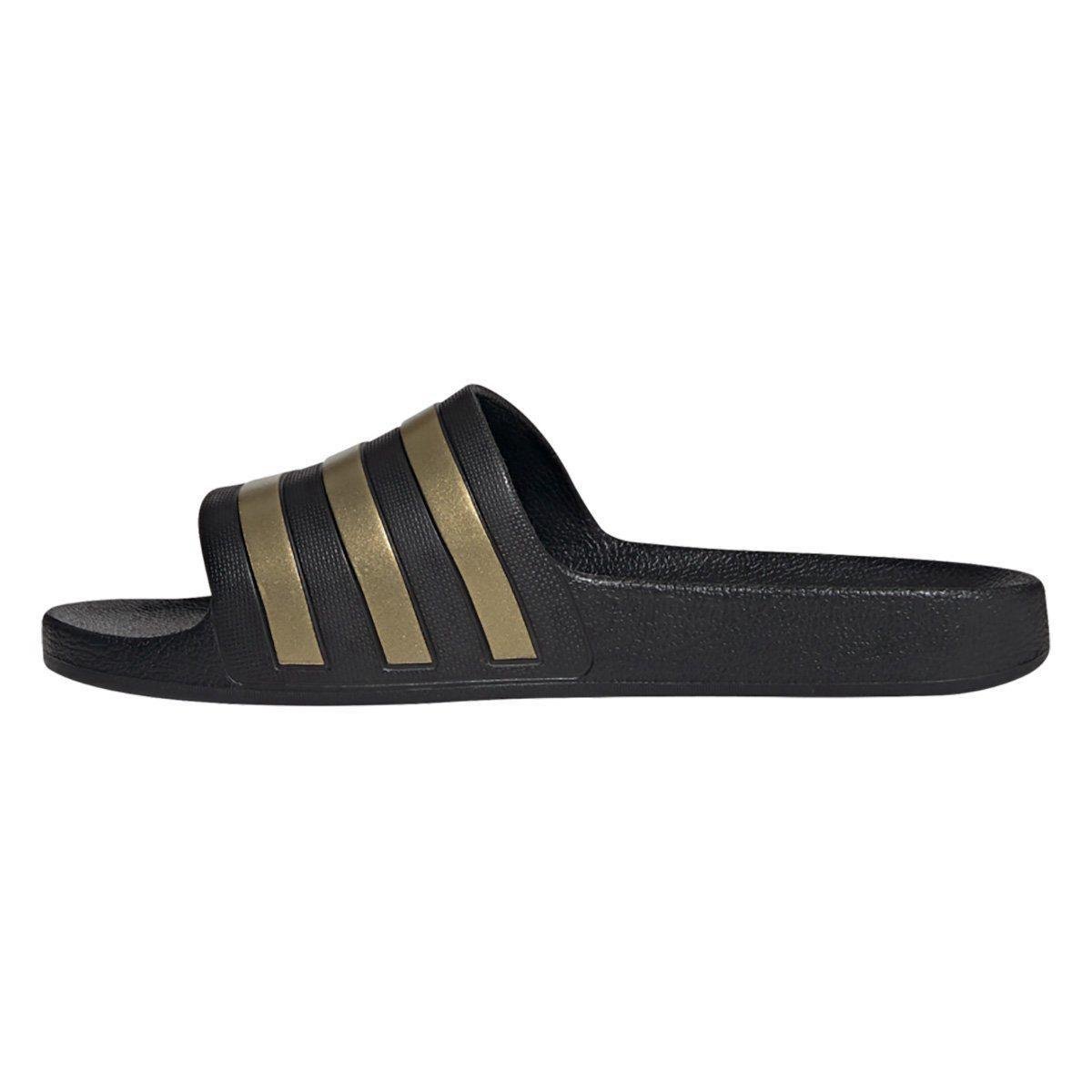 CHINELOS ADIDAS ADILETTE AQUA EG1758 Preto/Dourado 2