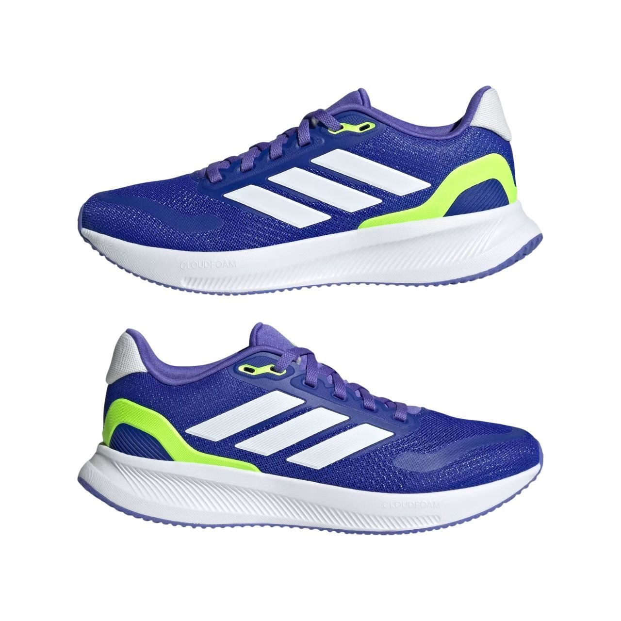 Tênis Juvenil Adidas Runfalcon IE8590 Azul/Verde 5