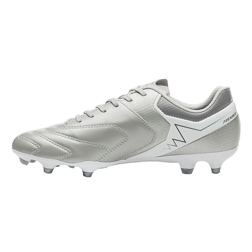 Chuteira Umbro Campo Adamant Premier Masc U03FB00241-828 Prata/Branco 2
