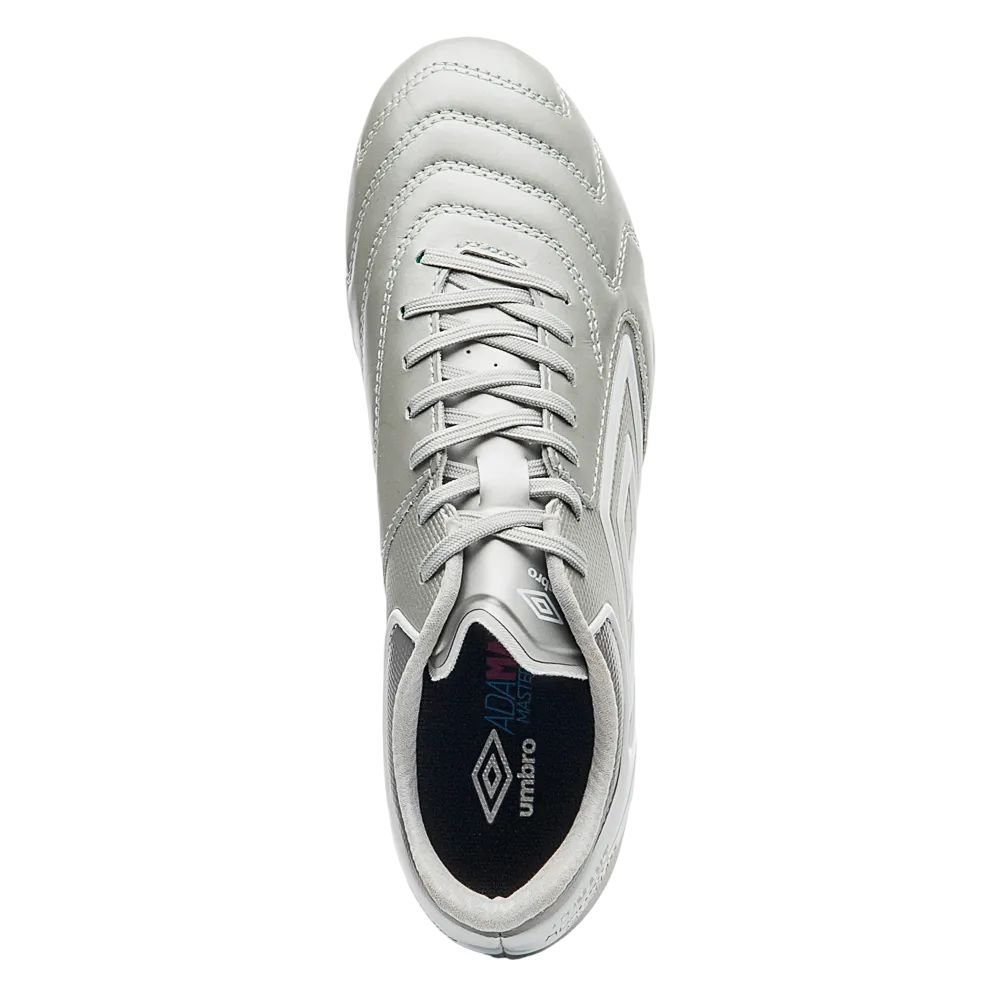 Chuteira Umbro Campo Adamant Premier Masc U03FB00241-828 Prata/Branco 5
