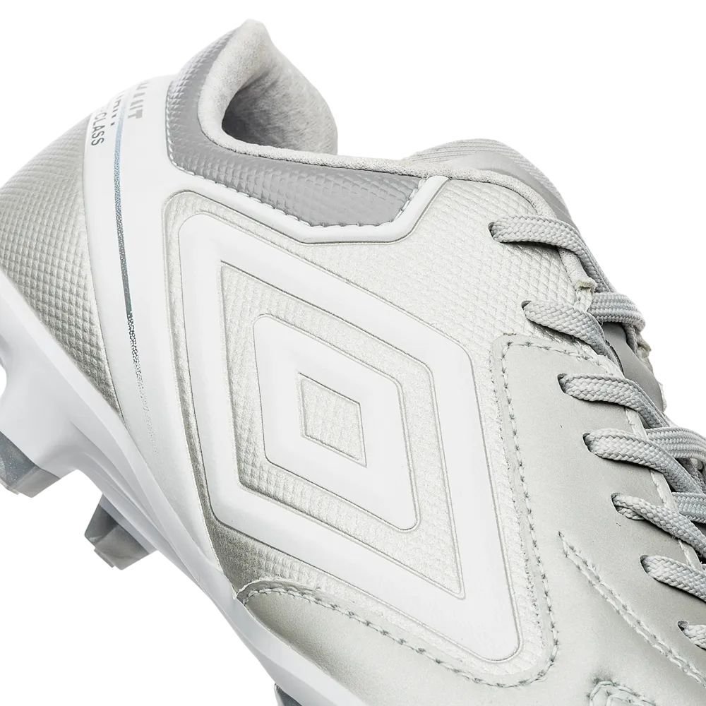 Chuteira Umbro Campo Adamant Premier Masc U03FB00241-828 Prata/Branco 6