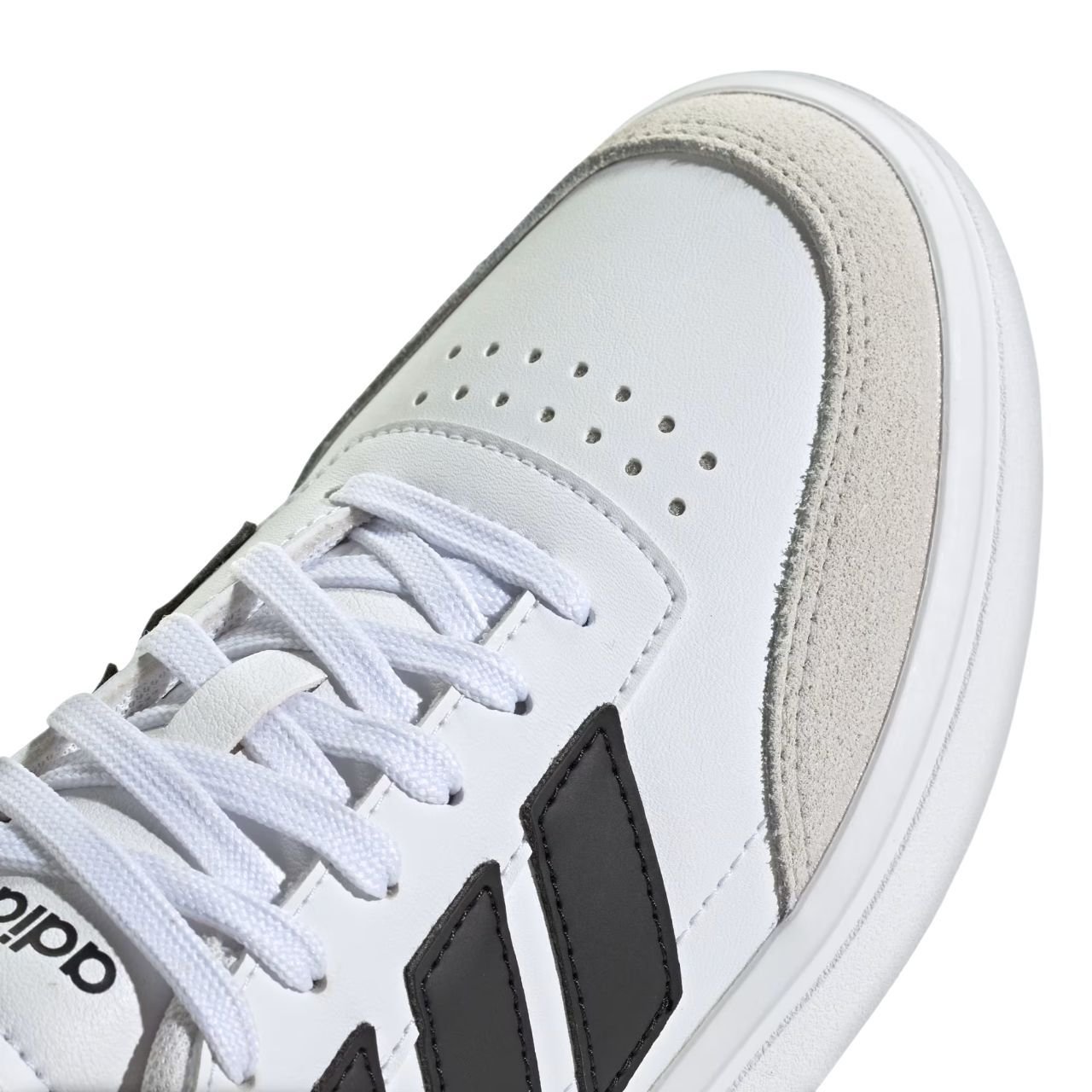 Tênis Juvenil Adidas Courtblock ID6500 Branco/Preto 7