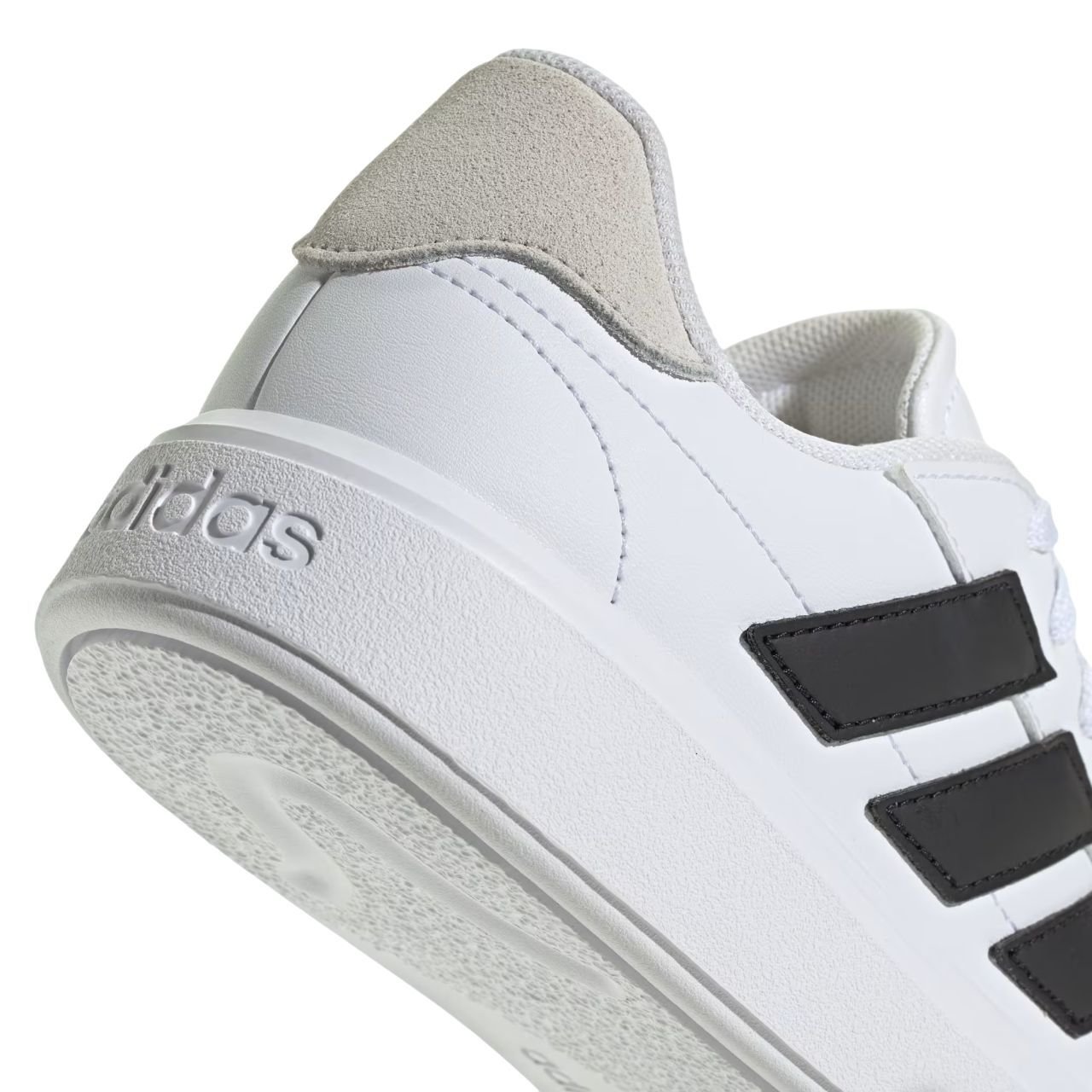 Tênis Juvenil Adidas Courtblock ID6500 Branco/Preto 8