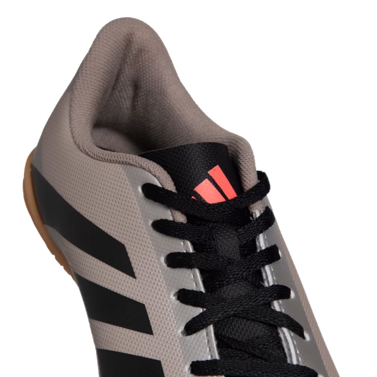 Chuteira Juvenil Adidas Futsal Predator Artilheira IF6432 Cinza/Preto 6