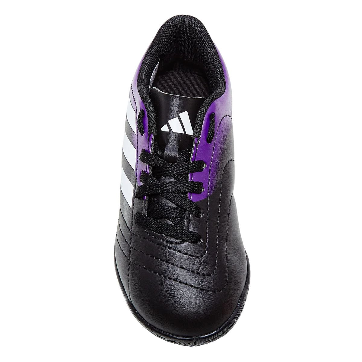 Chuteira Juvenil Adidas Futsal Rabisco JJ6360 Preto/Roxo 5