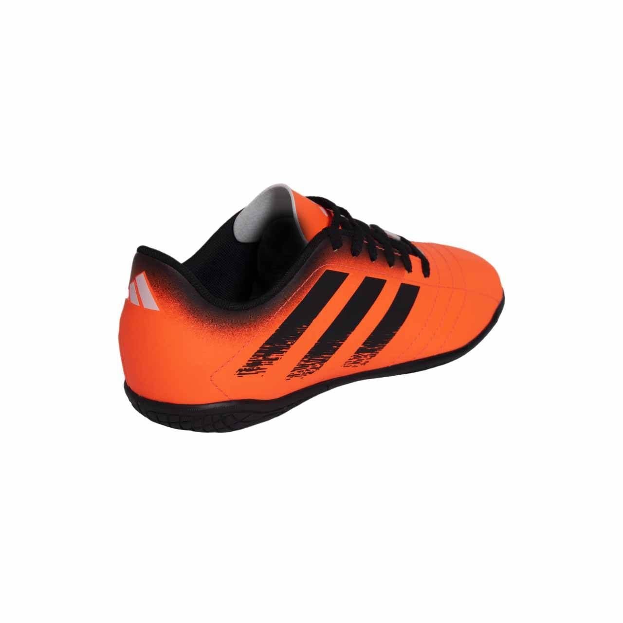 Chuteira Juvenil Adidas Futsal Rabisco JJ6361 Laranja/Preto 3
