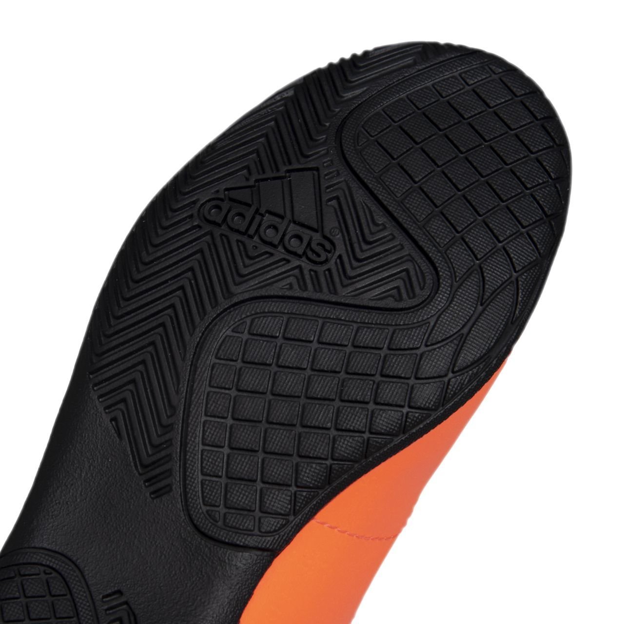 Chuteira Juvenil Adidas Futsal Rabisco JJ6361 Laranja/Preto 9