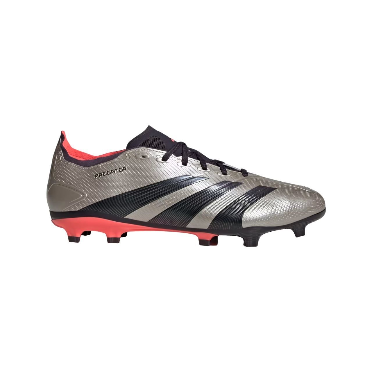 Chuteira Adidas Campo Predator 24 League Low Masc IF6349 Prata