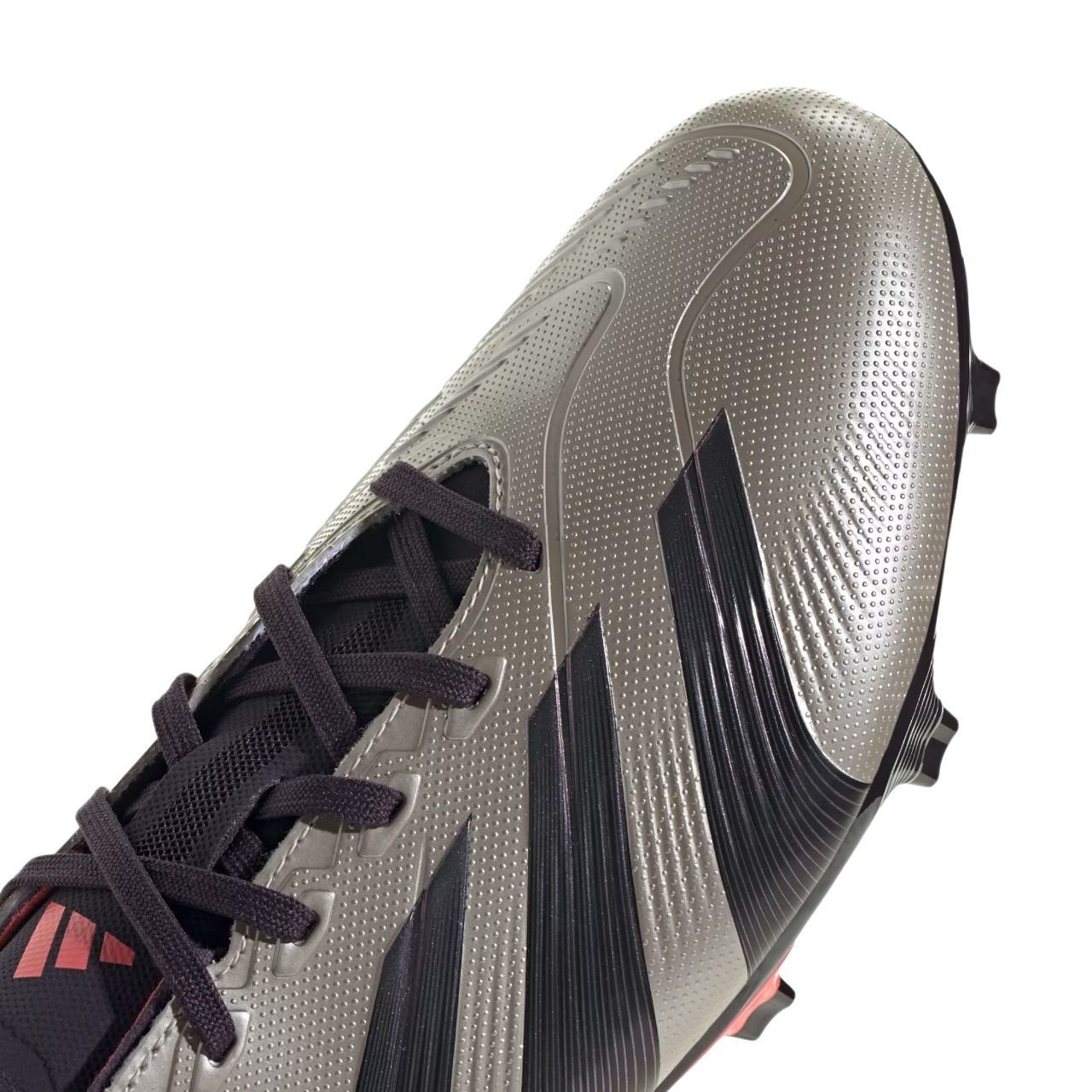 Chuteira Adidas Campo Predator 24 League Low Masc IF6349 Prata 9