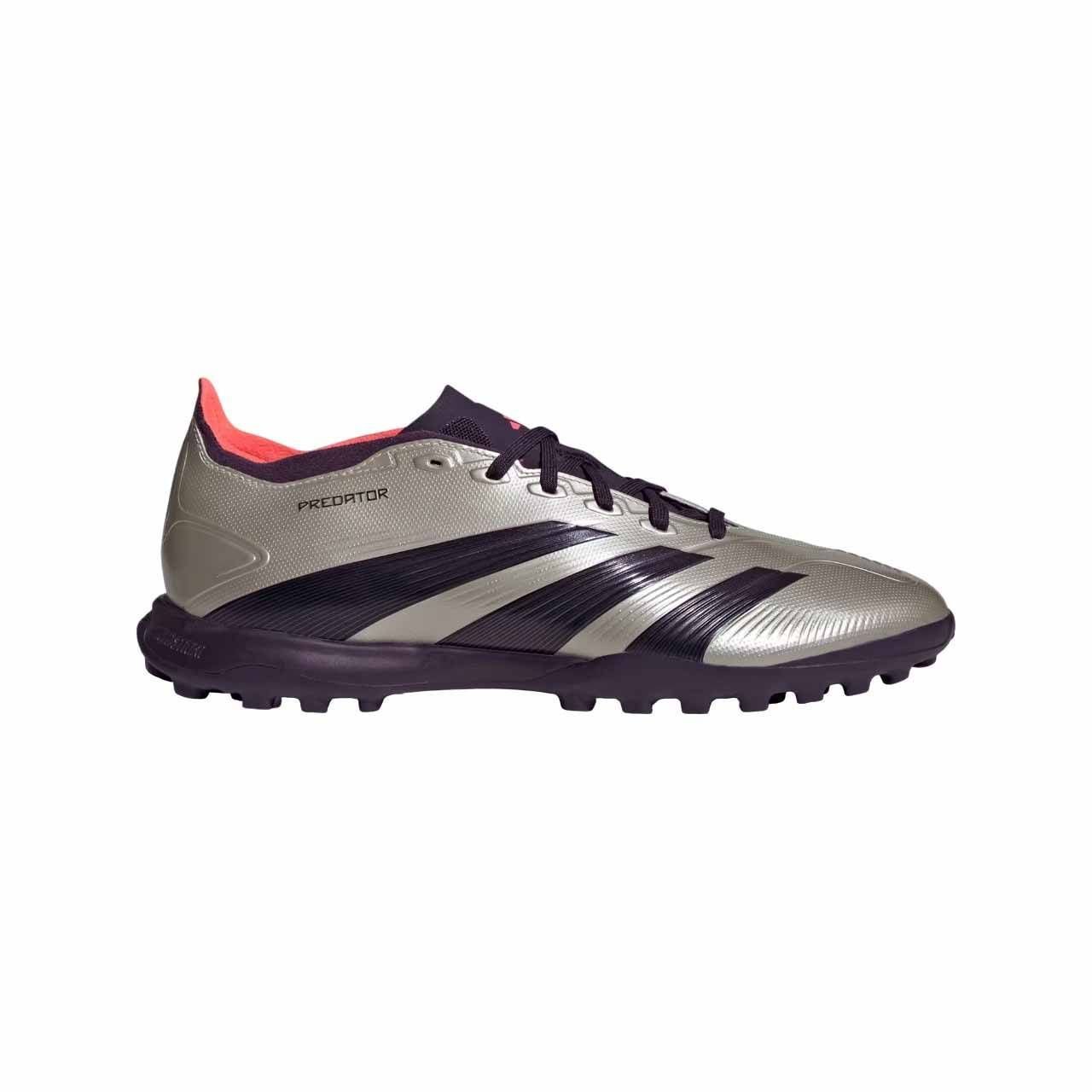Chuteira Adidas Campo Predator 24 League Low Masc IF6349 Prata
