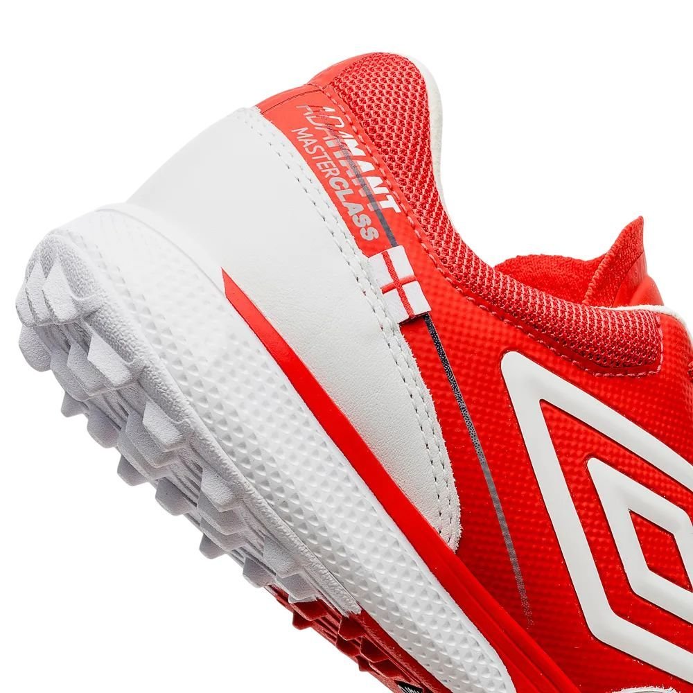Chuteira Umbro Society Ada Master Class Masc U03FB00290-442 Vermelho/Branco 5