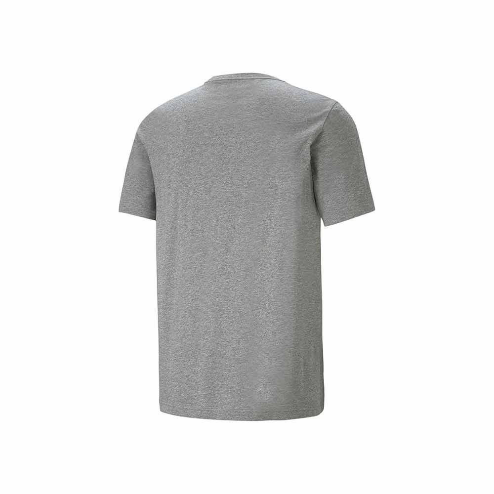 Camiseta Puma M/C Ess Logo Masculina 586666-03 Cinza/Preto 2