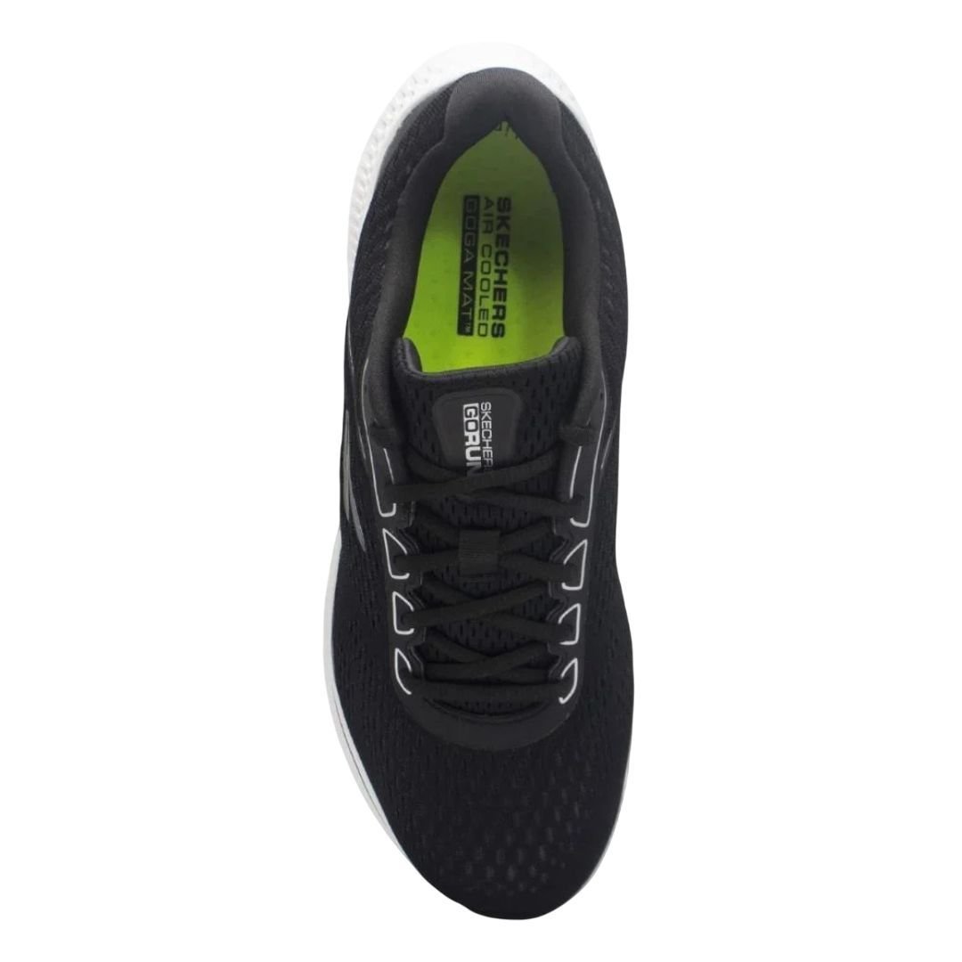 Tênis Skechers Go Run Consistent 2.0 Mile Masc 220865BR-BKW Preto/Branco 4