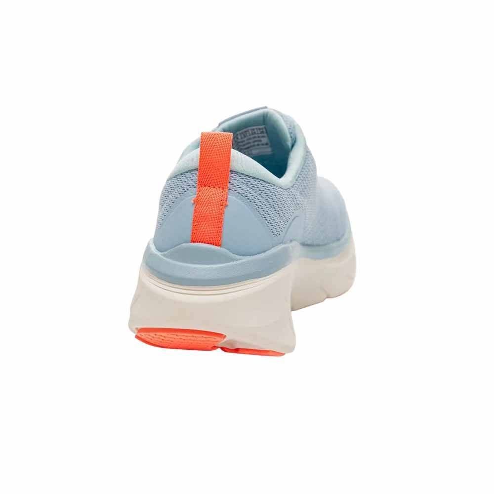 Tênis Skechers Dlux Walker 2.0 Radiant Rose Fem 150095-BLNC Azul Claro/Coral 2