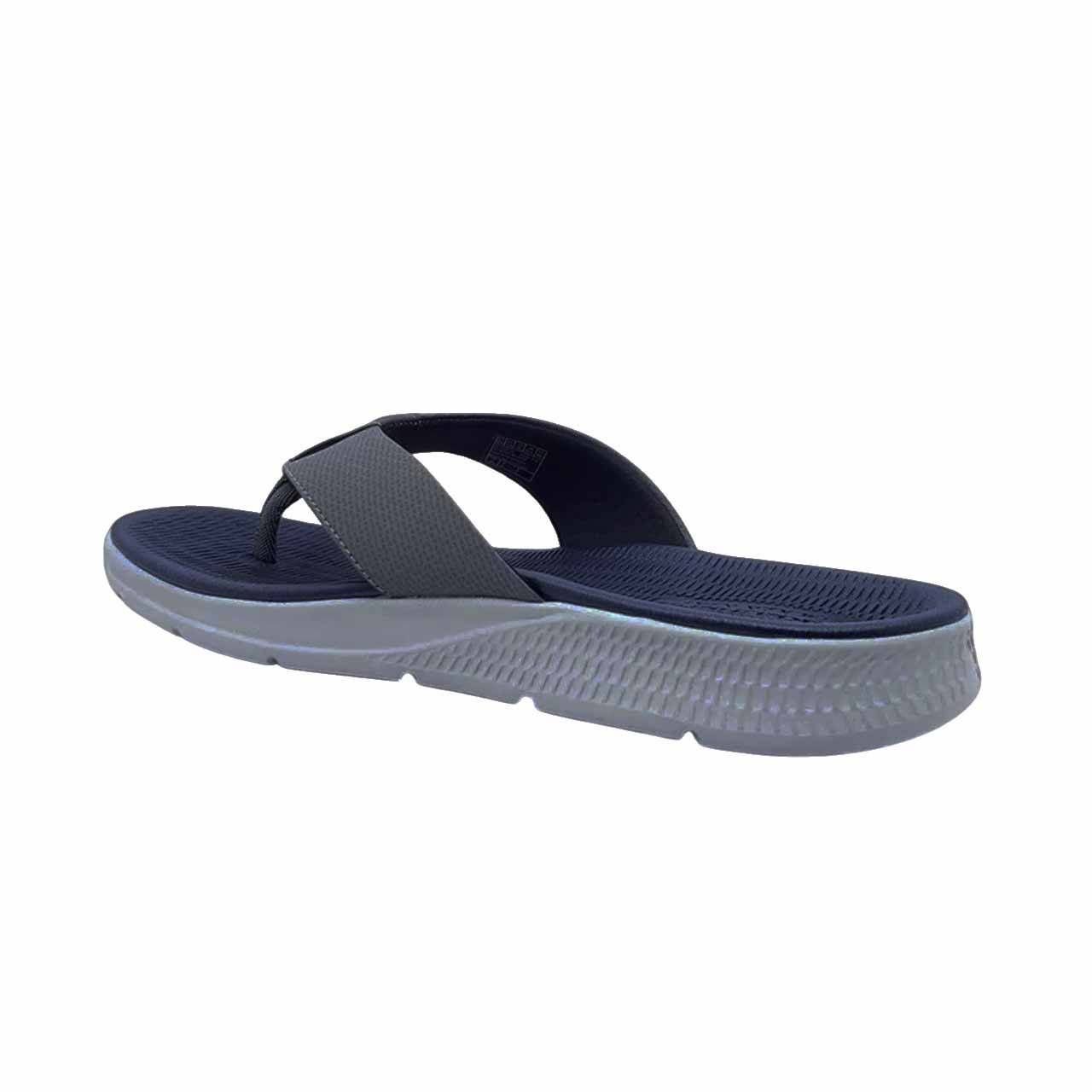 Chinelo Skechers Go Consistent Masculino 229035BR-GYBL Cinza/Azul Marinho 2