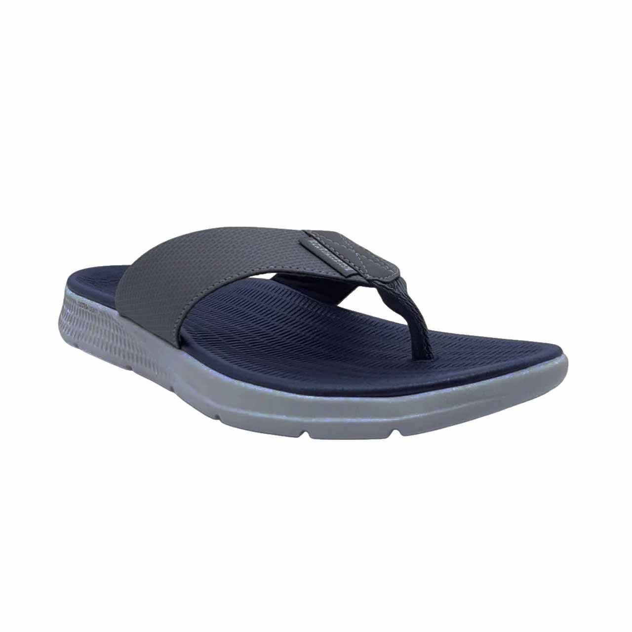 Chinelo Skechers Go Consistent Masculino 229035BR-GYBL Cinza/Azul Marinho 3