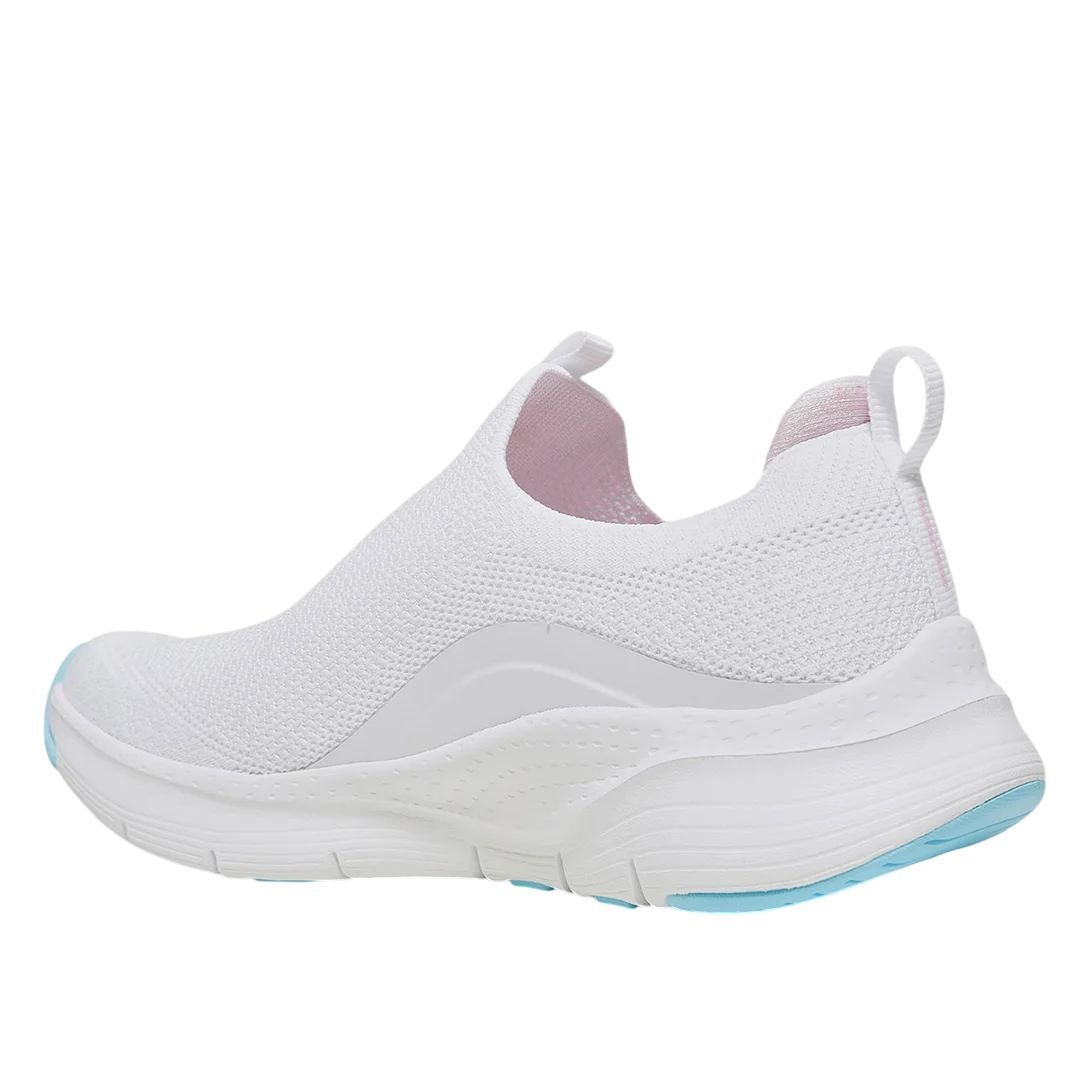 Tênis Skechers Arch Fit New Beauty Feminina 149776BR-WMLT Branco/Rosa Claro 3