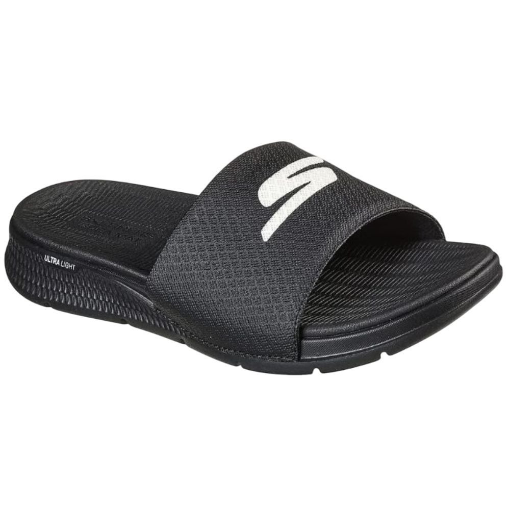 Chinelo Skechers Go Consistent Masculino 229030BR-BKW Preto/Branco 3