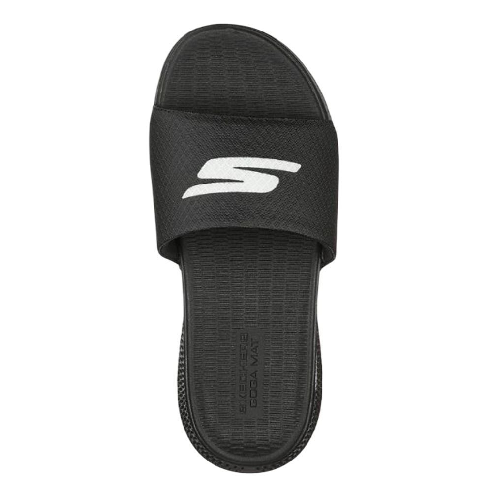 Chinelo Skechers Go Consistent Masculino 229030BR-BKW Preto/Branco 4