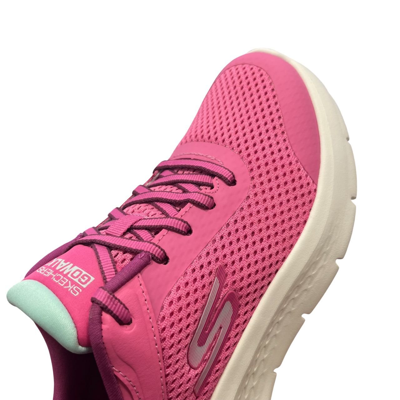 Tênis Skechers Go Walk Flex Feminino 124817BR-PNK Rosa 3