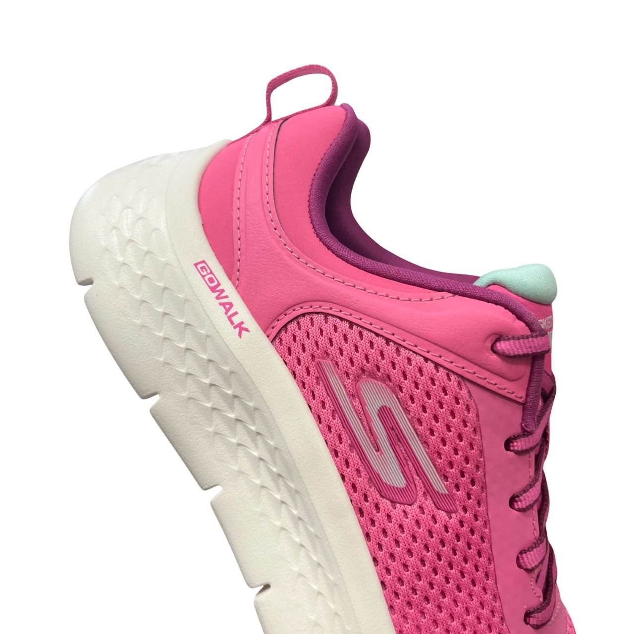 Tênis Skechers Go Walk Flex Feminino 124817BR-PNK Rosa 4