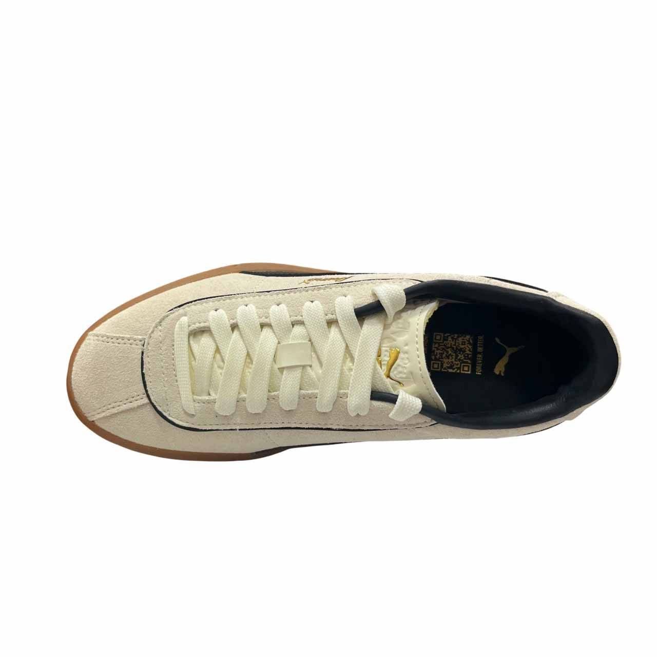 Tênis Puma Club Klassika Feminino 400718-01 Creme/Preto 7