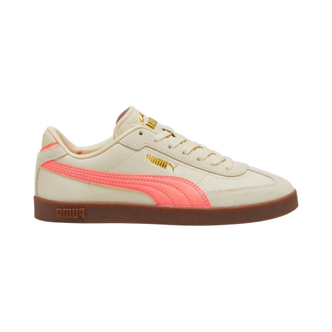 Tênis Puma Club II Era Feminino 397447-10 Creme/Coral 1