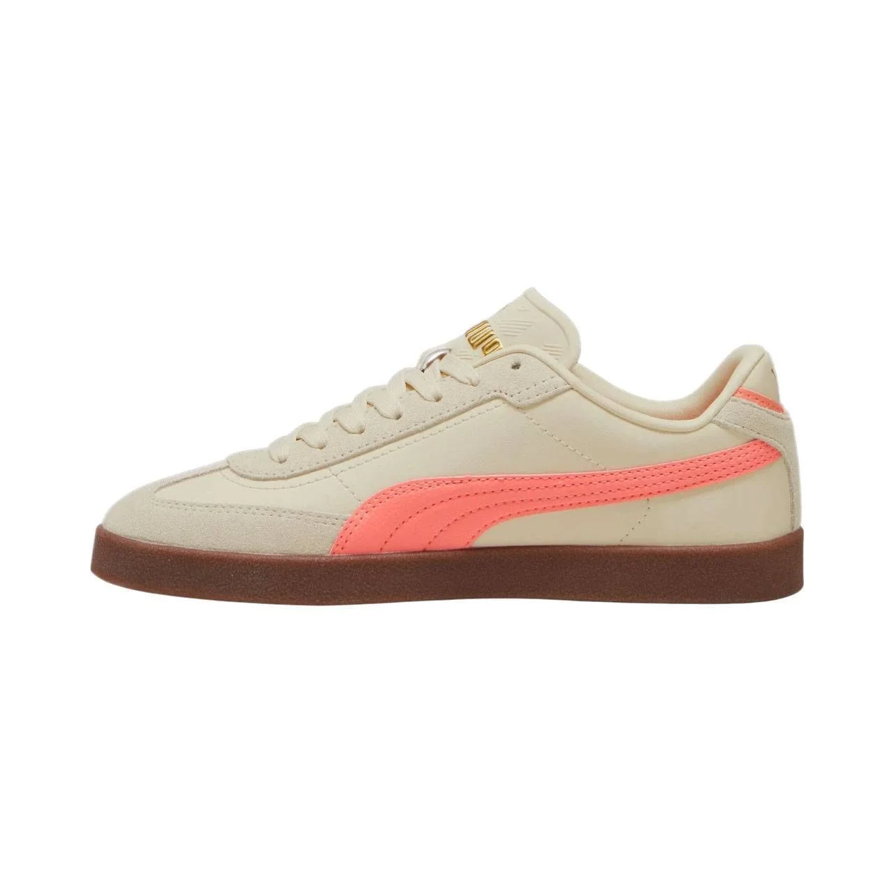 Tênis Puma Club II Era Feminino 397447-10 Creme/Coral 2