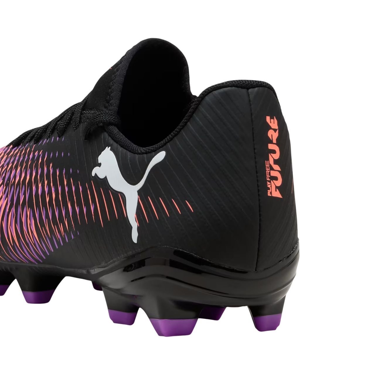 Chuteira Puma Campo 8 Play Masculina 108141-01 Preto/Laranja 4