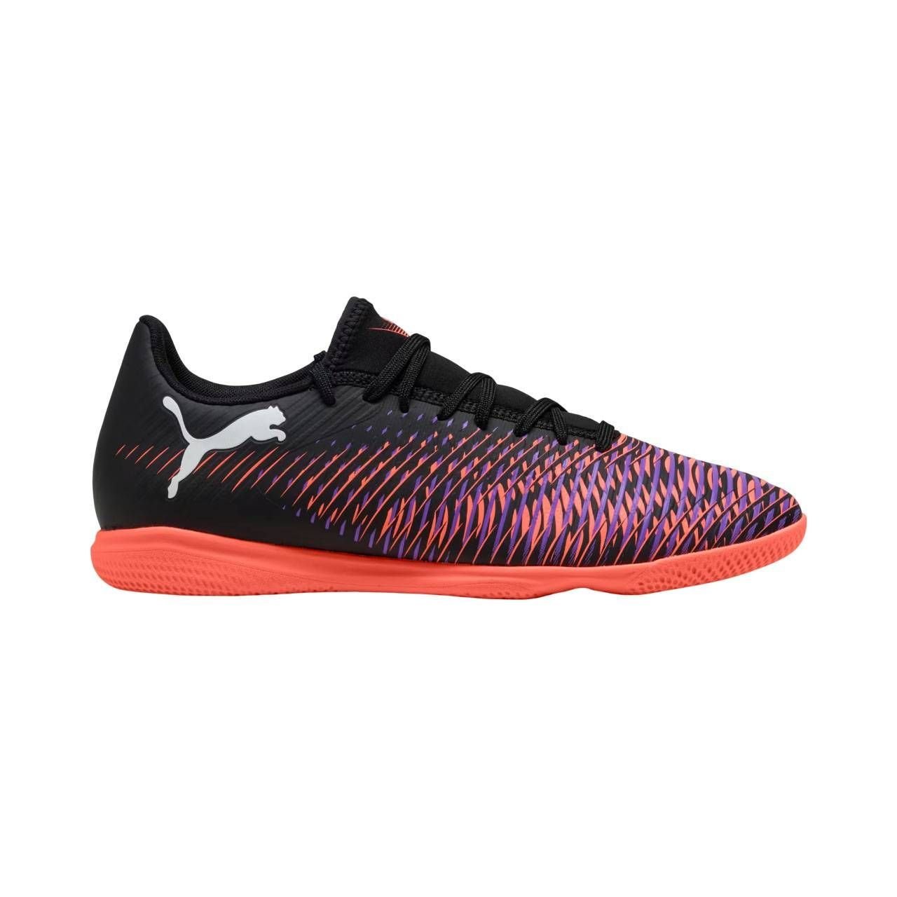 Chuteira Puma Futsal Future 8 Play Masculina 108379-01 Preto/Laranja