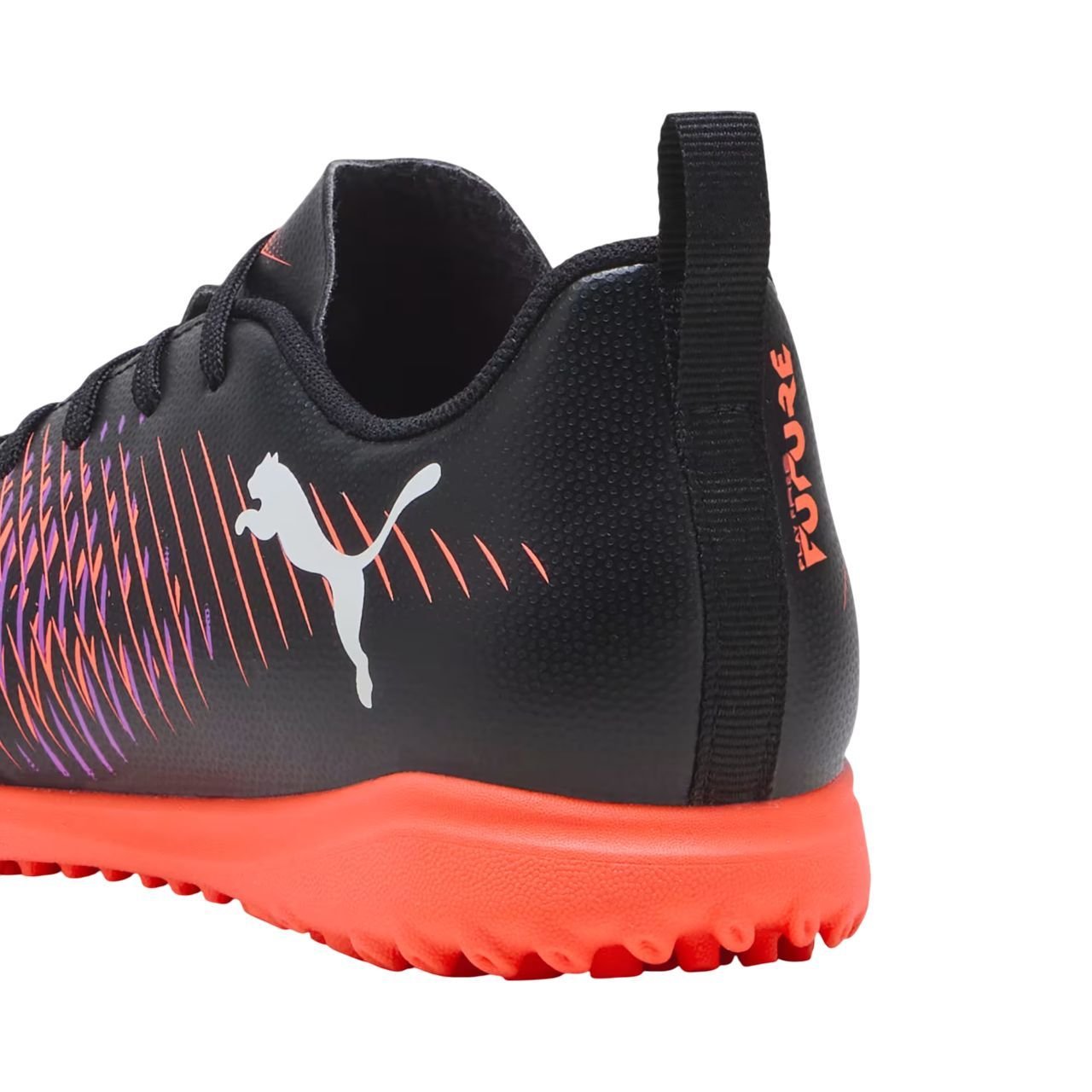 Chuteira Juvenil Puma Society Future 8 Play 108396-01 Preto/Laranja 4