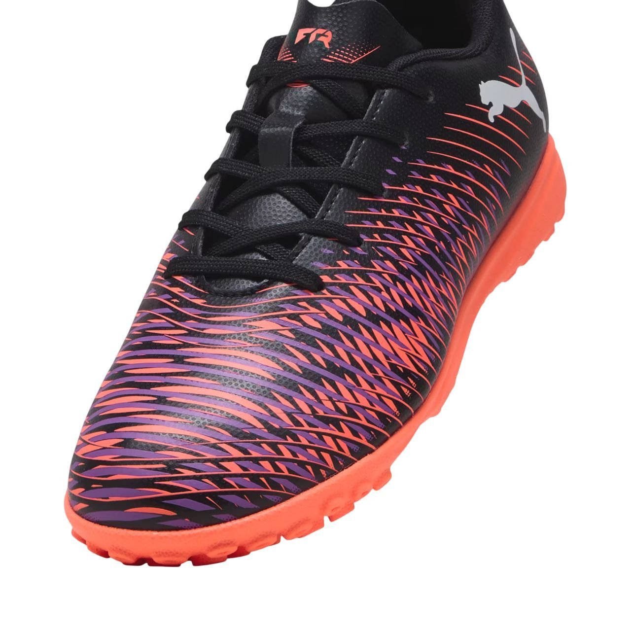Chuteira Juvenil Puma Society Future 8 Play 108396-01 Preto/Laranja 5