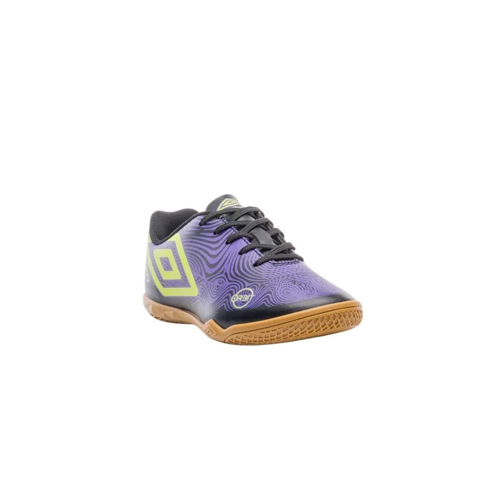Chuteira Juvenil Umbro Futsal Orbit Jr U07FB00178-106 Preto/Roxo 3