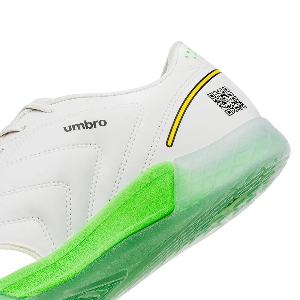 Chuteira Umbro Futsal Br Futsal Masculina U01FB00269-256 Cinza Claro/Verde Claro 7