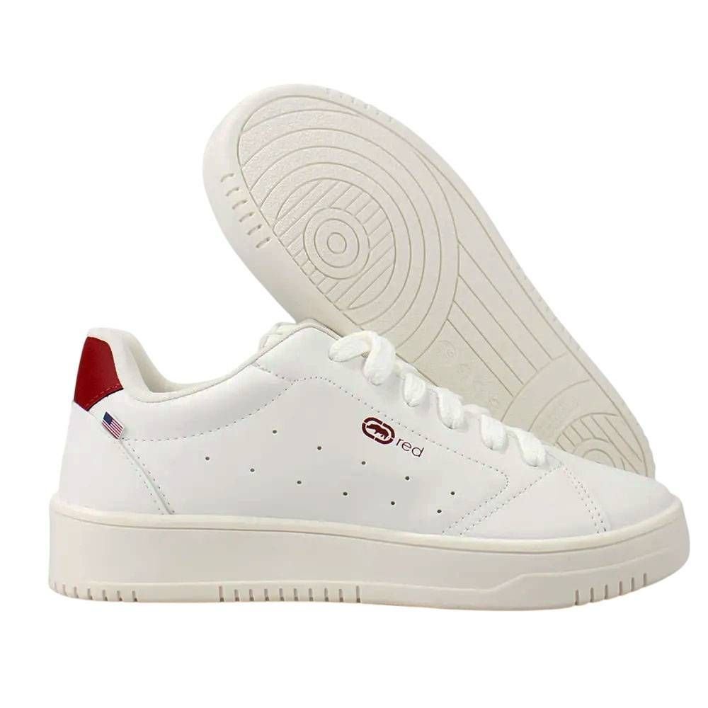 Tênis Ecko Atlanta Feminino ECATL03-05 Branco/Vermelho 4