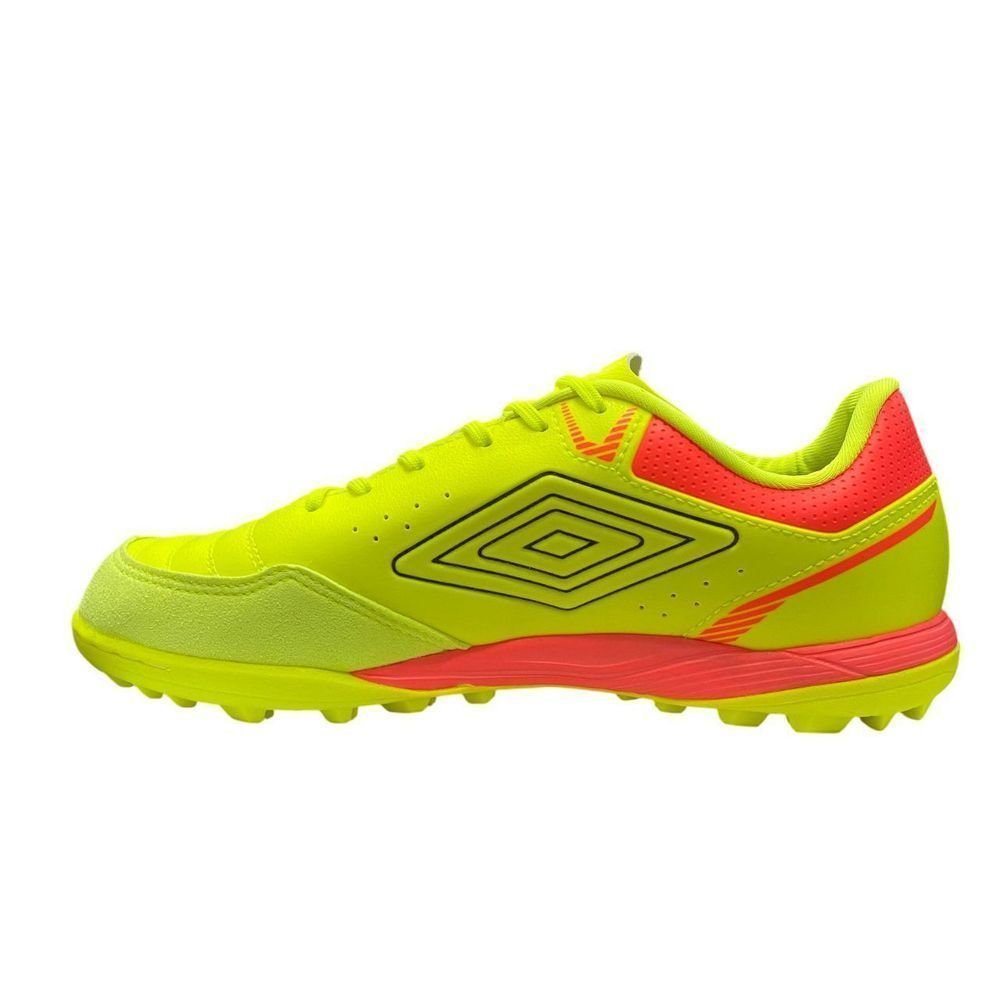 Chuteira Umbro Society X-Comfort Masculina U01FB00254-601 Amarelo/Laranja 2