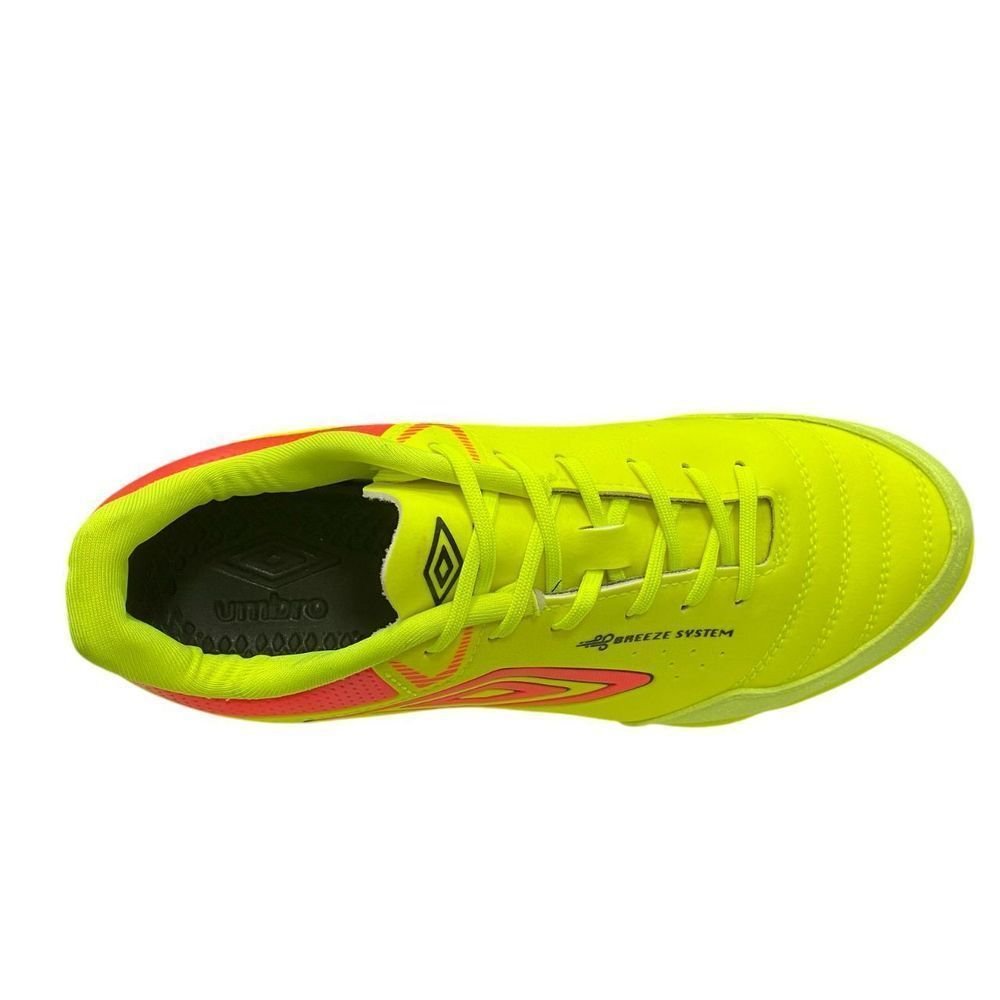 Chuteira Umbro Society X-Comfort Masculina U01FB00254-601 Amarelo/Laranja 3