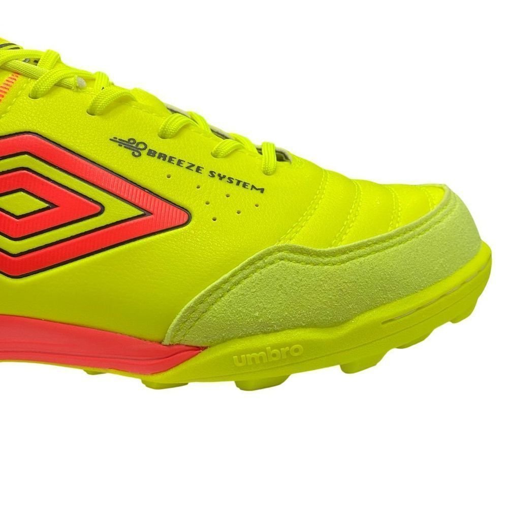Chuteira Umbro Society X-Comfort Masculina U01FB00254-601 Amarelo/Laranja 4
