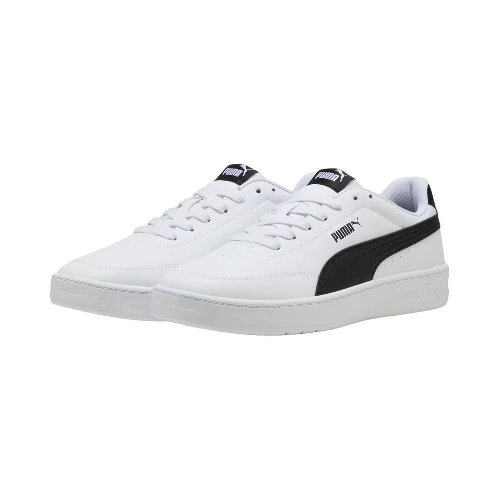 Tênis Puma Court Classic Clean Masculino 404440-01 Branco/Preto 3