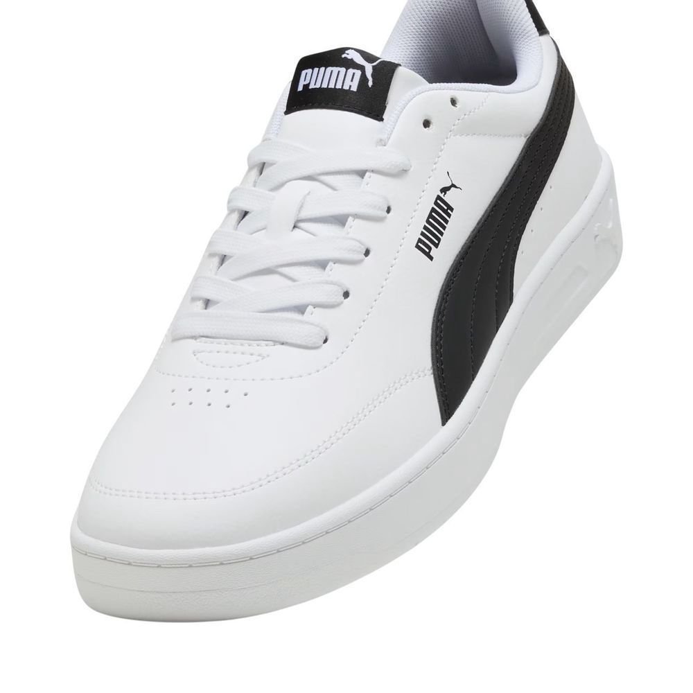 Tênis Puma Court Classic Clean Masculino 404440-01 Branco/Preto 5