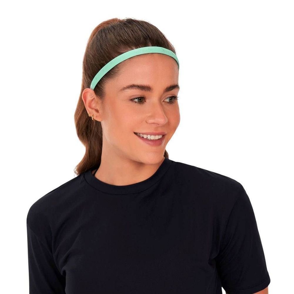 Faixa Alto Giro Cabeça Símbolo Relevo Feminino 2414403-C5895 Verde Claro 2