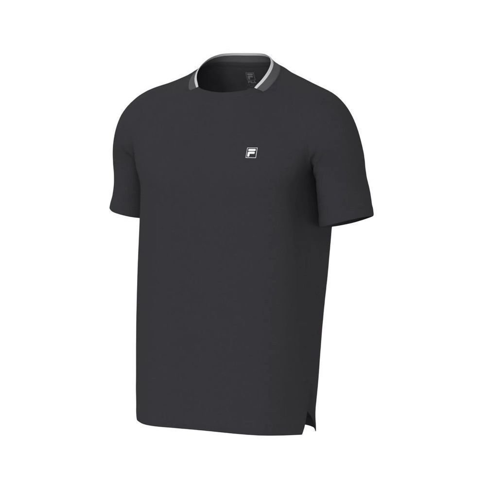 Camiseta Fila M/C Match Masculina F11TN00857-160 Preto/Branco 2