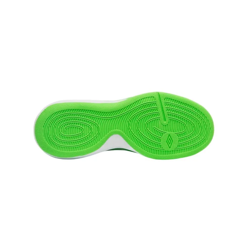 Chuteira Juvenil Umbro Futsal Pro 5 Jr U07FB00357-529 Verde Claro/Laranja 5