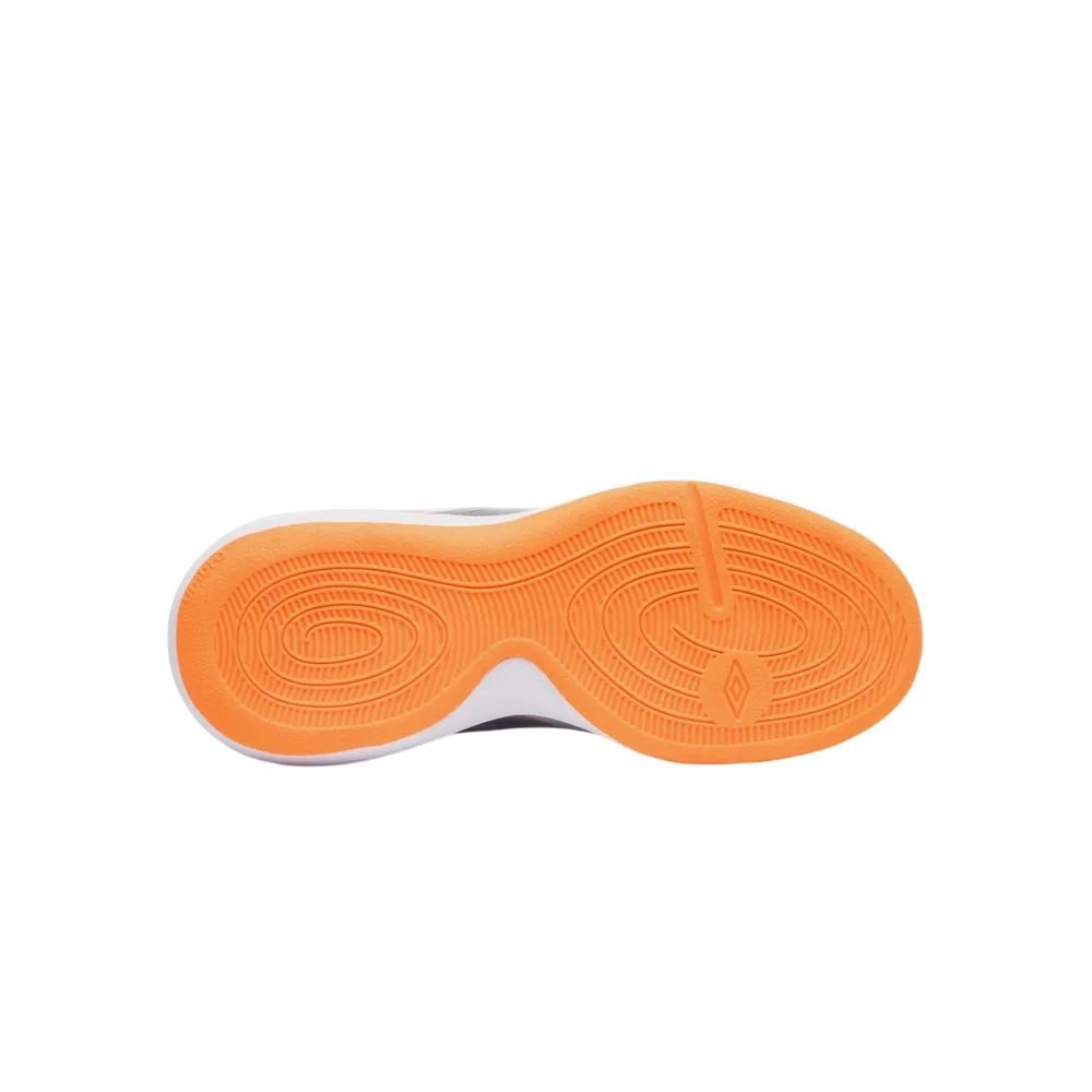 Chuteira Juvenil Umbro Futsal Pro 5 Jr U07FB00092-886 Cinza/Laranja 5